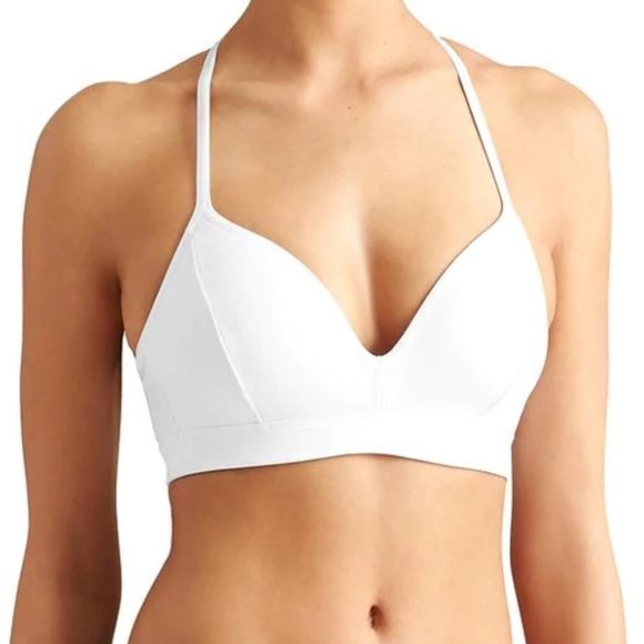 Athleta Other - Athleta Quest Wherever padded White Sports Bra XS